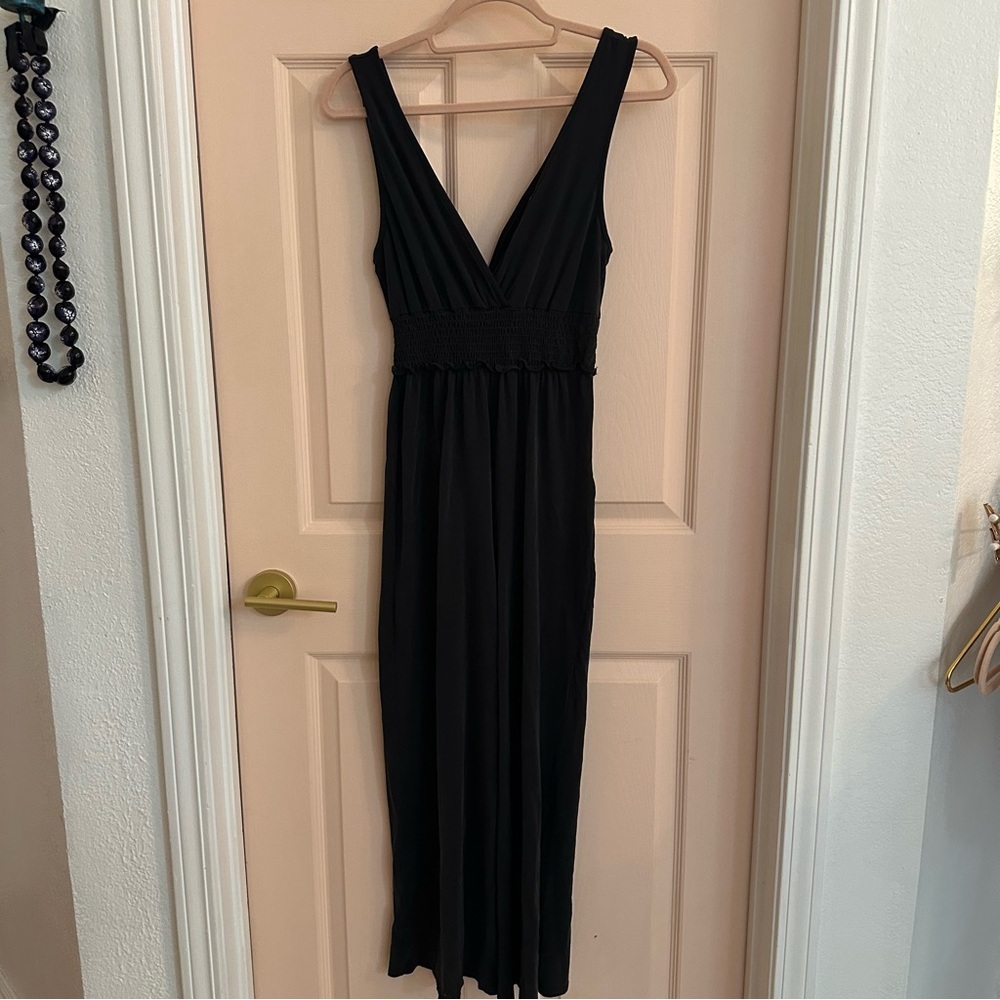 Grey urban outfitters cropped jumpsuit
